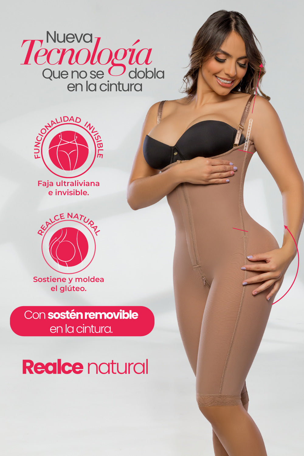 LA GLAMUROSA! FAJA EFECTO INVISIBLE LARGA SMI7087