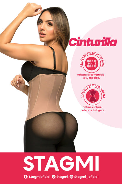 Cinturilla SMI2025 – Alta compresión, cierre frontal, con tirantes de ajuste