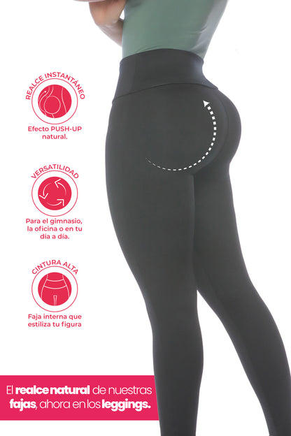 Leggings SMI0079 Black Tus favoritos renovados con faja interna y ajuste perfecto
