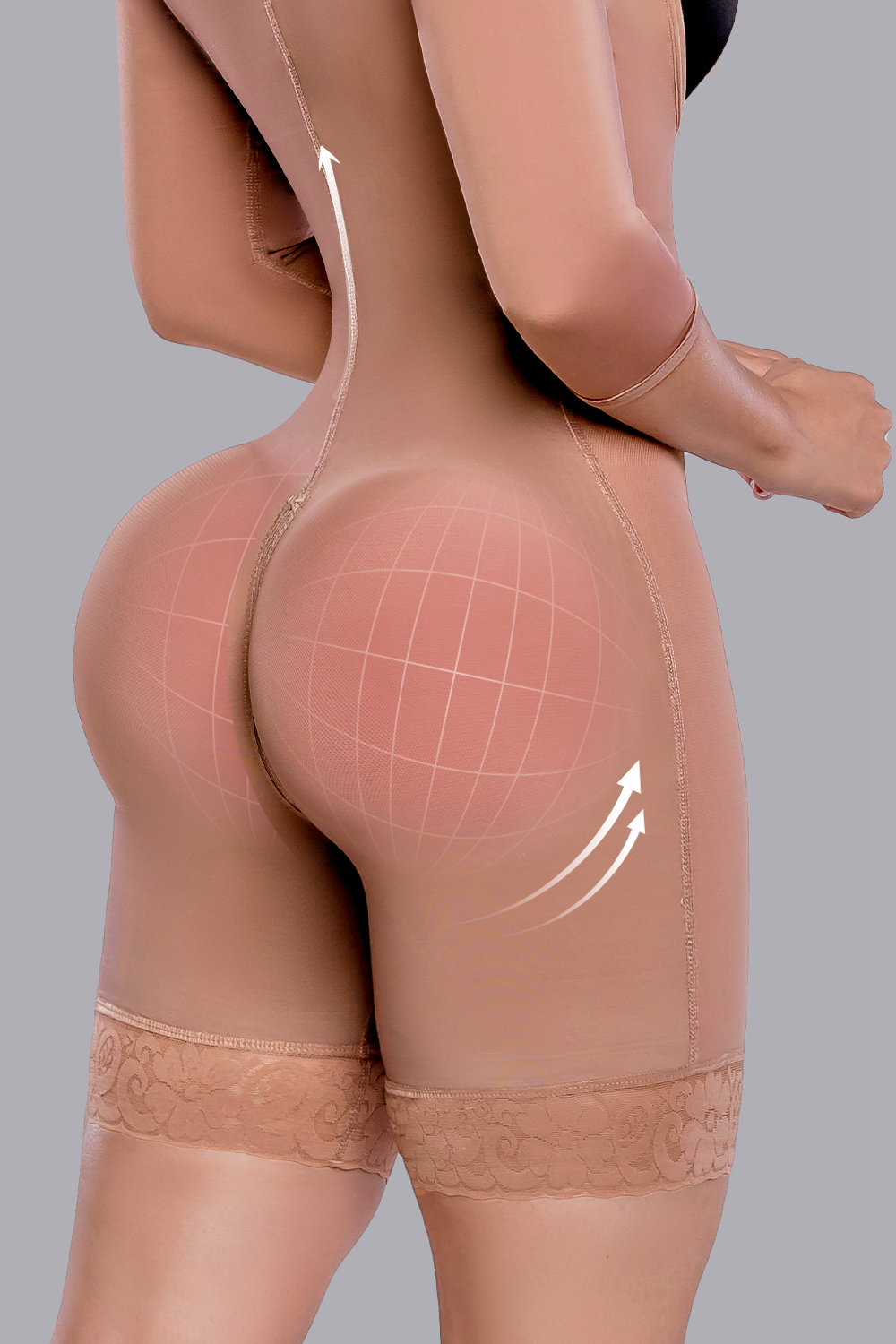 FAJA ULTRA INVISIBLE PROGRESIVA CON MANGAS SMI7134 LA SOTIFISCADA
